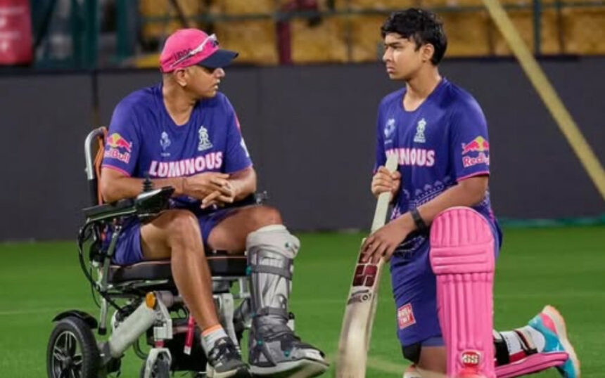 Dravid explains RR's role in Suryavanshi's development